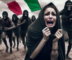 Il maschio islamico vede la donna italiana come preda di guerra