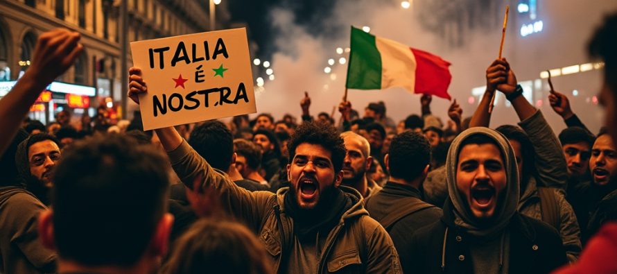 Scontri etnici tra italiani e invasori a Varese