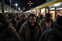 Terrore sul treno delle Olimpiadi: immigrato attacca i passeggeri con un coltello