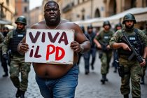 Africano a petto nudo molesta passanti: militari non possono toccarlo