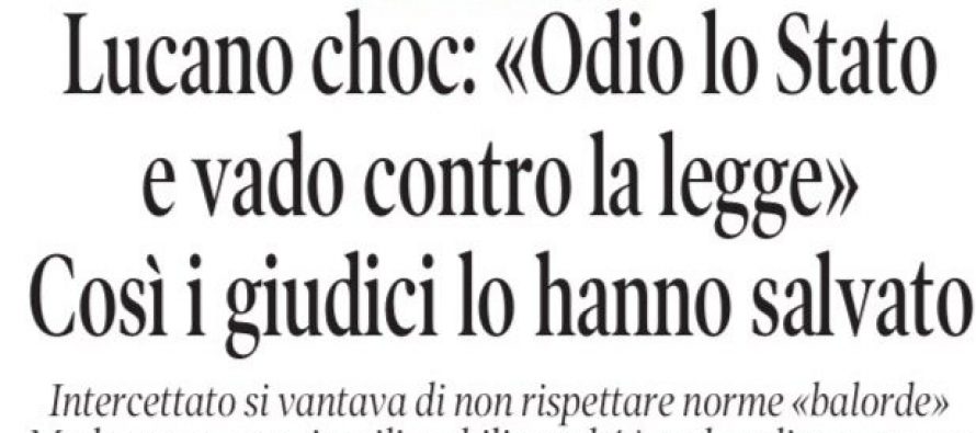 “Odio l’Italia”, così le toghe rosse hanno salvato il fuorilegge Lucano