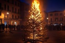 Giovani invasori bruciano alberi di Natale: è emergenza islamica