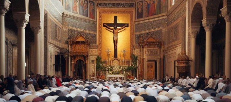 I nuovi arrivati islamici sgomberano i fedeli cristiani – VIDEO