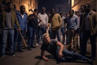 Preso a picconate in testa da due immigrati per una ragazza