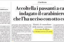 Terrorista islamico abbattuto a Rimini per migranti e sinistra è la vittima: indagate Carabiniere