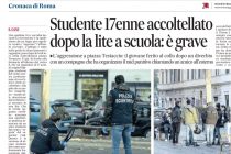 Sgozzato dal compagno di scuola islamico perché lo tocca