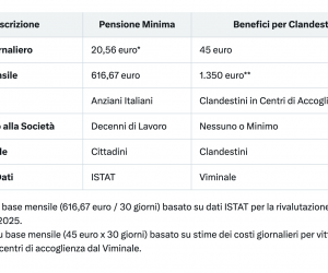 Scoperta: immigrati rubano la pensione degli italiani