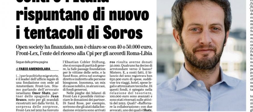 La piovra di Soros dietro la CPI che voleva fregare l’Italia con Almasri