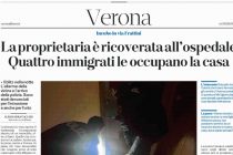 Anziana ricoverata: 4 richiedenti asilo le occupano casa