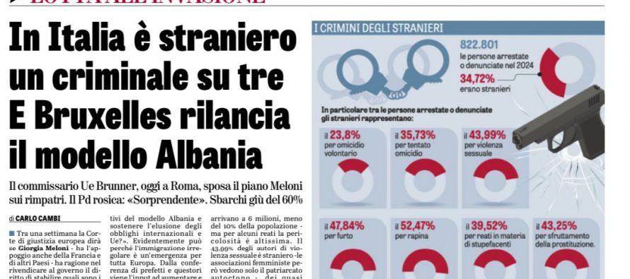 Italia ostaggio degli immigrati: rubano, spacciano e stuprano