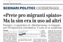 Perché il prete di Casarini ‘prestava’ la SIM al presunto trafficante di clandestini?