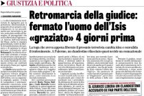Terrorista islamico liberato torna dentro: toga cambia idea dopo divulgazione notizia