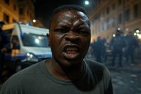 La polizia di Macron fugge inseguita dai vu cumprà – VIDEO