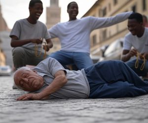 Picchiano anziano che fa la spesa e gli strappano collana d’oro