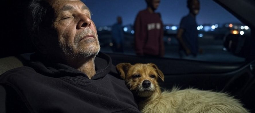 Dorme in auto col cane mentre clandestini gozzovigliano in centro accoglienza