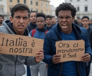 Esercito dei maranza verso sud minaccia violenze – VIDEO