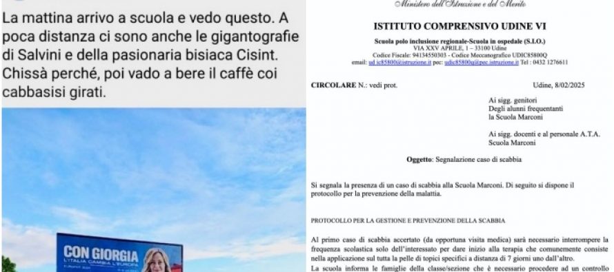 Preside esaltava la sua scuola senza italiani, ora la ‘chiude’ per scabbia