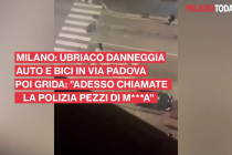 Immigrato prima distrugge auto e poi sbeffeggia italiani: “Ora chiamate la polizia, pezzi di m***a” – VIDEO