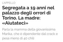 Ragazza disabile schiava nel palazzo degli spacciatori africani a Torino