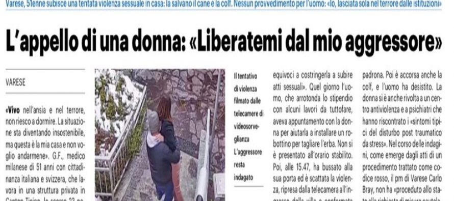 Violentata da immigrato: lui è libero e la perseguita