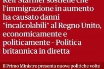 Londra, il governo di sinistra chiude all’immigrazione