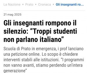 Emergenza immigrati seconda generazione: non parlano italiano e bloccano scuole