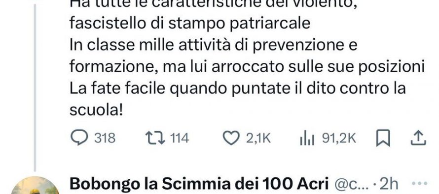 La prof di sinistra che vuole rieducare lo studente ‘fascistello’