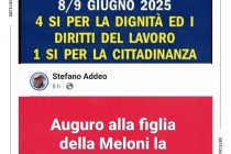 L’uomo che vuole morta la figlia di Meloni vuole dare la cittadinanza agli immigrati