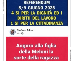 L’uomo che vuole morta la figlia di Meloni vuole dare la cittadinanza agli immigrati
