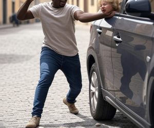 Famiglia aggredita a sassate in auto da africano armato di bastone