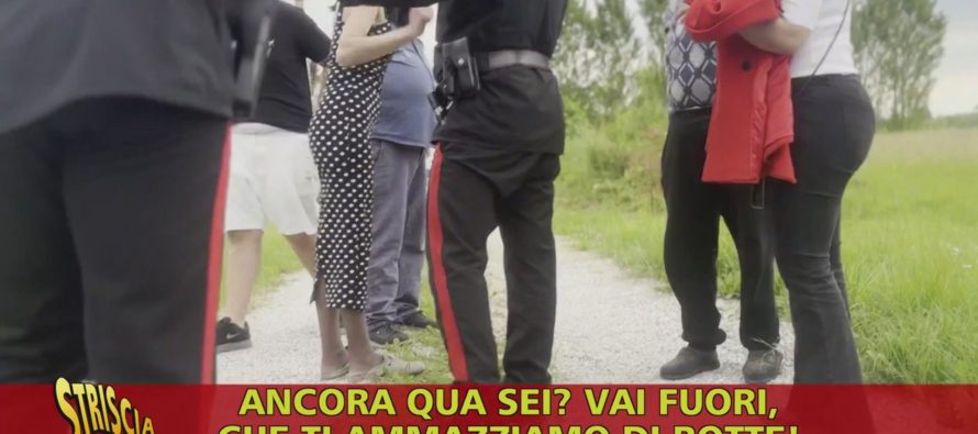 Rajae Bezzaz di Striscia La Notizia presa a calci dai SINTI – VIDEO