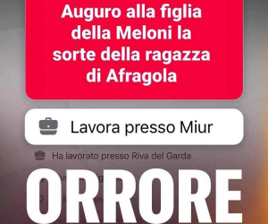 Femministe augurano a figlia Meloni sorte ragazza Afragola