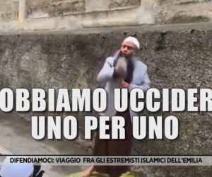 L’imam moderato amico della sinistra che vuole uccidere gli italiani uno per uno – VIDEO
