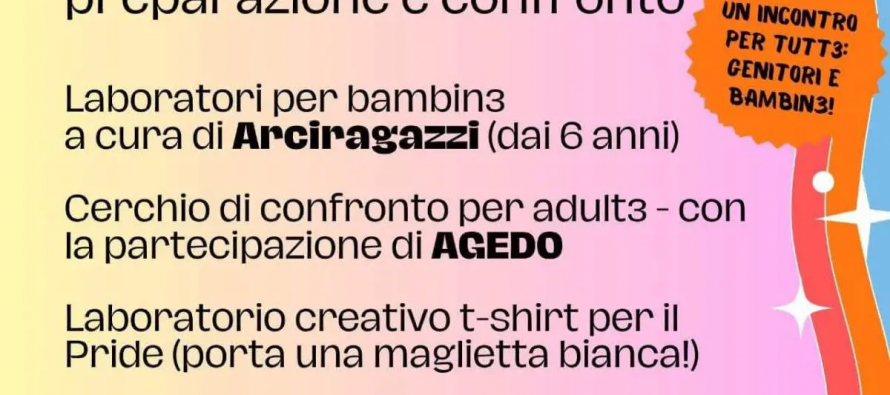 In Toscana addestrano i bimbi di 6 anni al Gay Pride