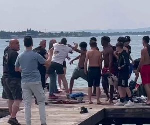 Maranza pronti a saccheggiare Peschiera, fermati da cento patrioti