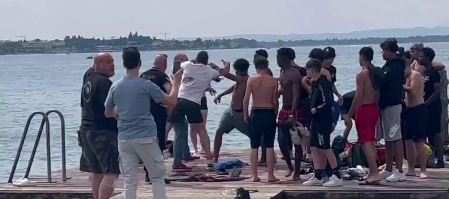 Maranza pronti a saccheggiare Peschiera, fermati da cento patrioti