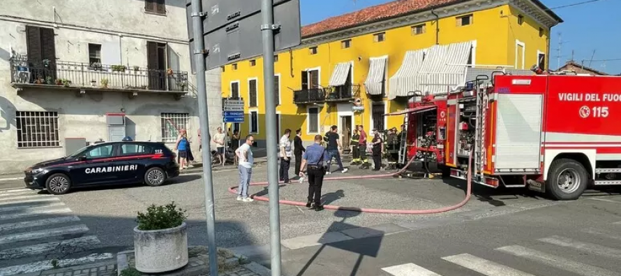 Immigrato dà fuoco a palazzo al grido “Allah Akbar” – VIDEO