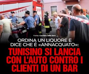 Si lancia con l’auto contro italiani: circondano auto per linciarlo, salvato dai carabinieri. – VIDEO