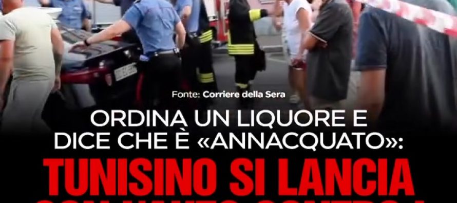 Si lancia con l’auto contro italiani: circondano auto per linciarlo, salvato dai carabinieri. – VIDEO