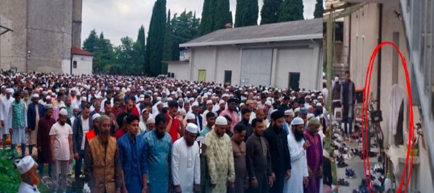 Musulmani invadono santuario cristiano per festa del Sacrificio: statua Gesù coperta