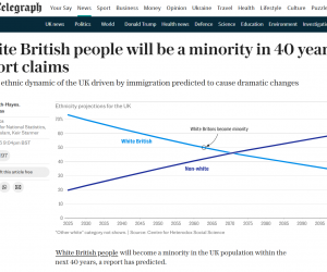 I britannici bianchi saranno minoranza entro il 2063