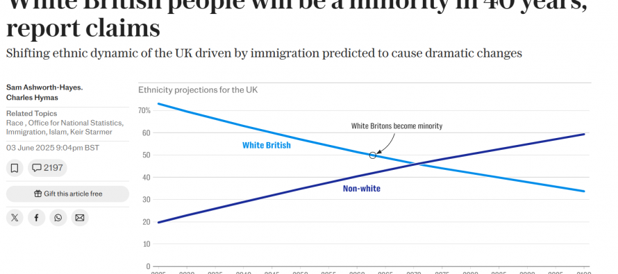 I britannici bianchi saranno minoranza entro il 2063