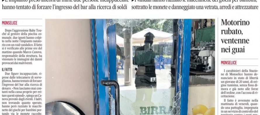 Maranza di Baby Touchè assaltano la piscina: terrorismo di seconda generazione