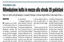 Rifondazione sfratta 20 pakistani perché consumano troppa corrente