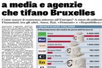 UE paga questi giornali italiani per parlare bene dell’Unione Europea