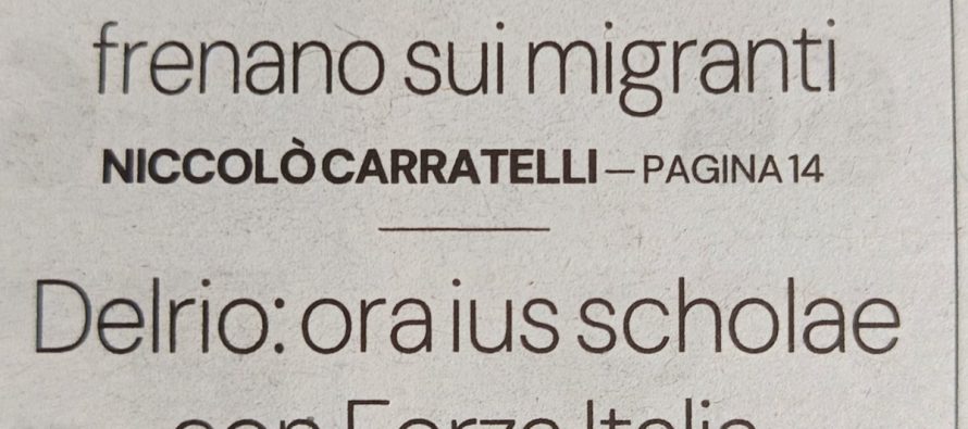 Accordo scellerato PD-Forza Italia per approvare lo ius soli ai maranza