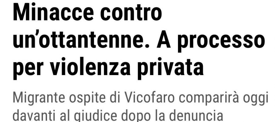 Ospite don Biancalani minaccia anziana: “Qui non ci devi passare: è zona nostra ”