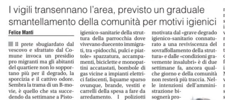 Papa nuovo: don Biancalani ‘scomunicato’ perché non vuole mollare i suoi africani