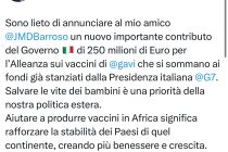 Le vostre tasse per vaccinare gli africani: 250 milioni di euro