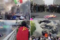 Immigrati, un esercito invasore brucia le nostre bandiere e le nostre città